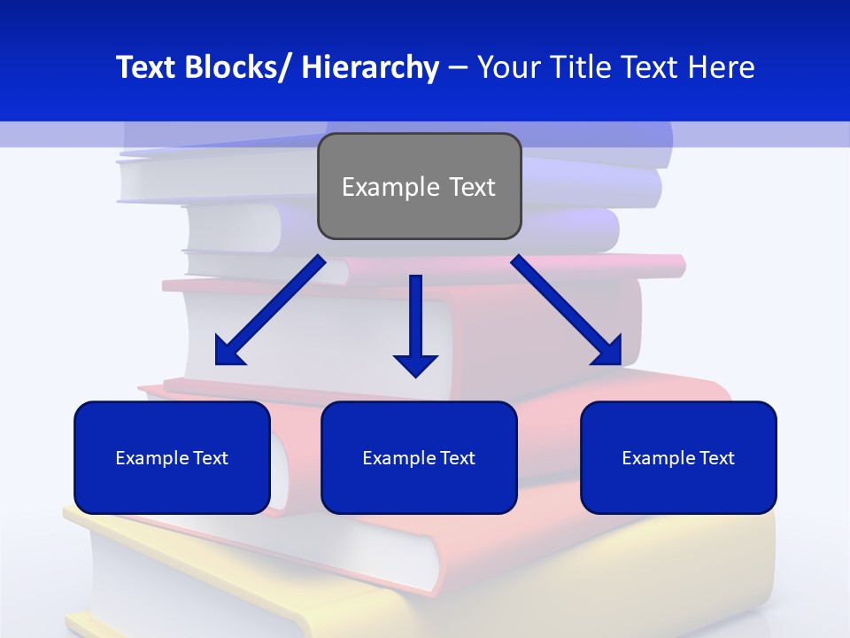 Isolated Textbook University PowerPoint Template