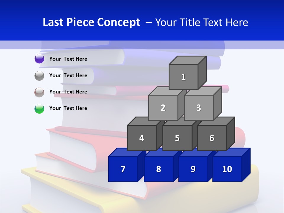 Isolated Textbook University PowerPoint Template