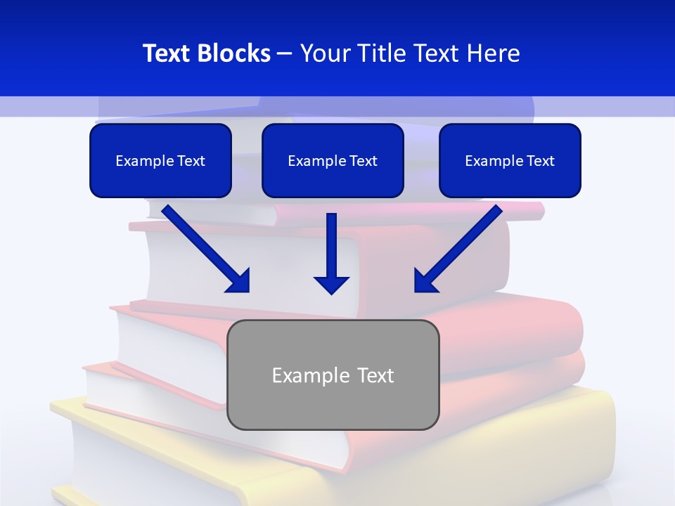 Isolated Textbook University PowerPoint Template