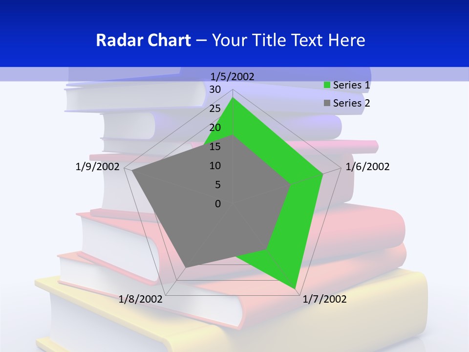 Isolated Textbook University PowerPoint Template