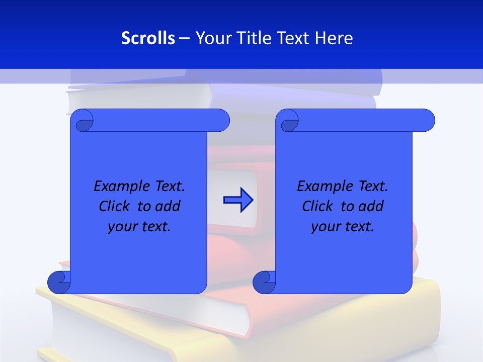 Isolated Textbook University PowerPoint Template