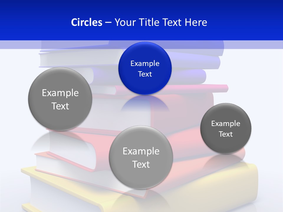 Isolated Textbook University PowerPoint Template