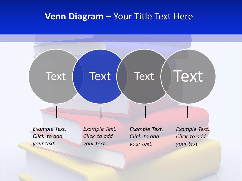 Isolated Textbook University PowerPoint Template