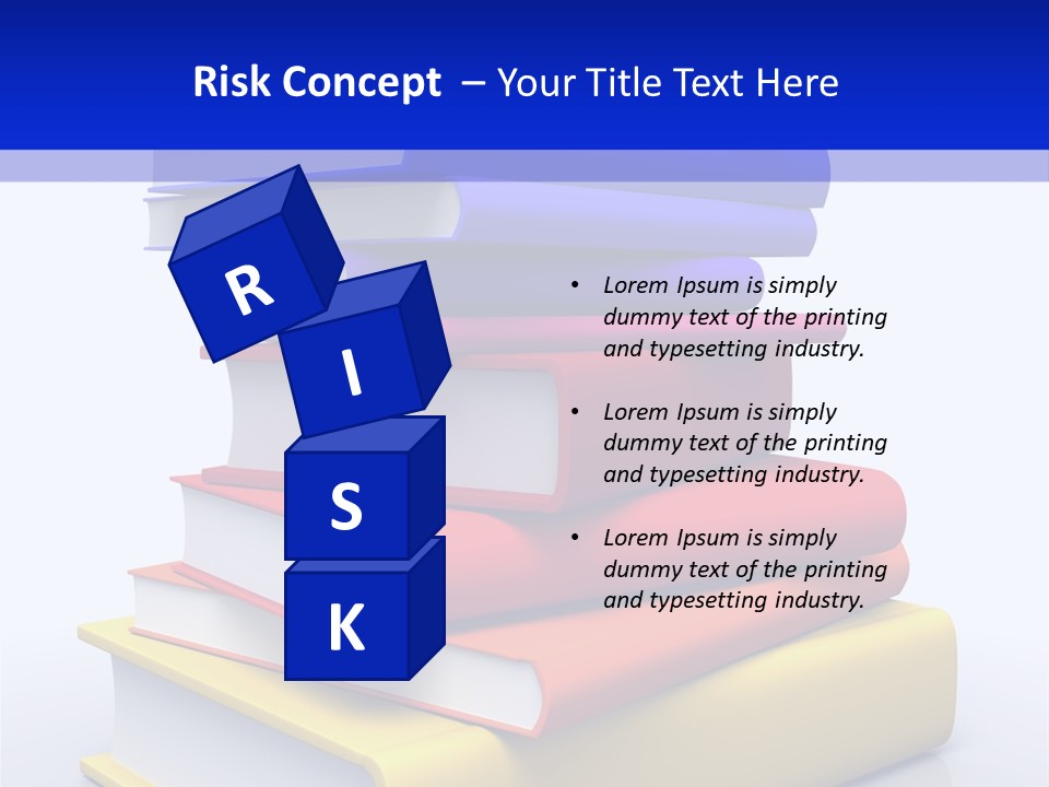Isolated Textbook University PowerPoint Template
