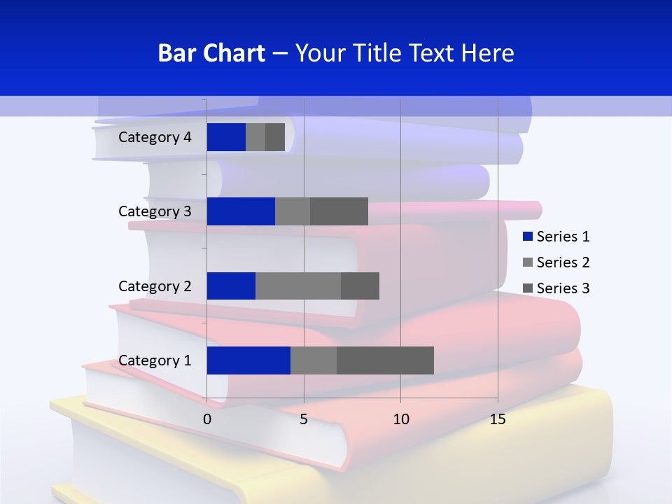 Isolated Textbook University PowerPoint Template