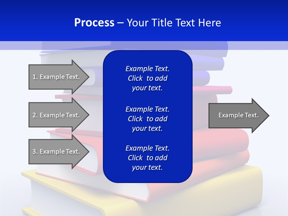 Isolated Textbook University PowerPoint Template