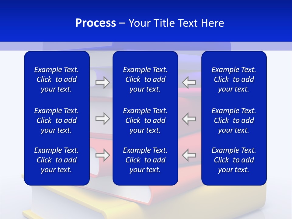 Isolated Textbook University PowerPoint Template