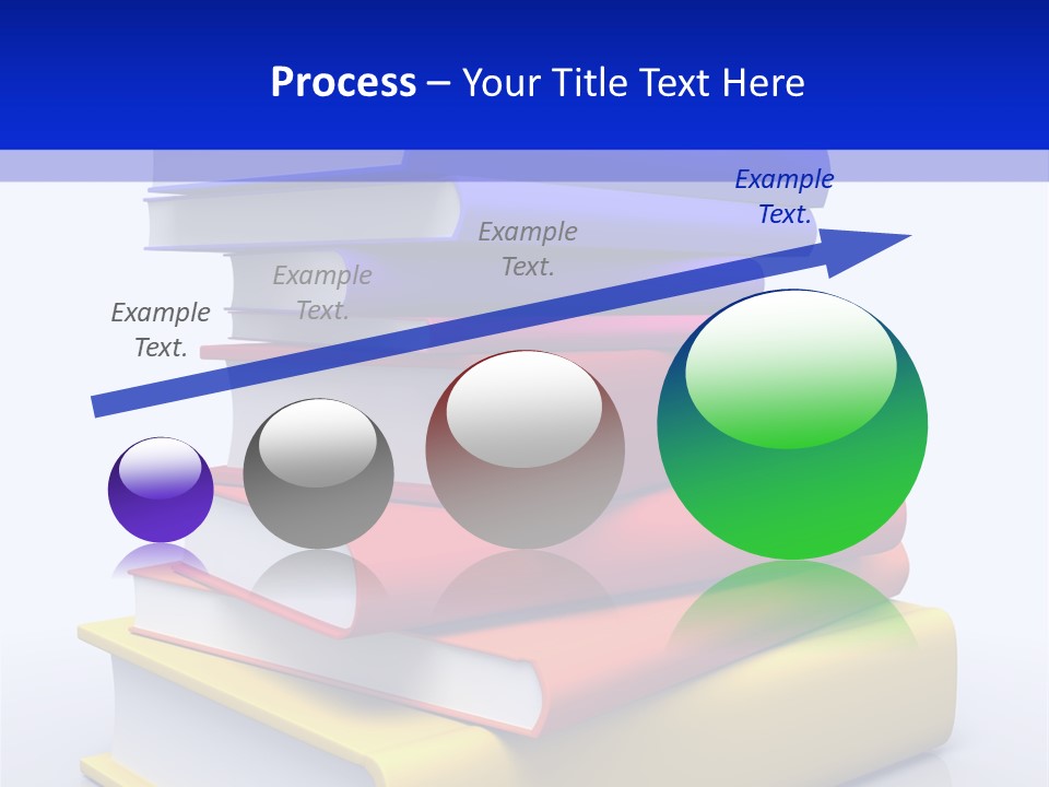 Isolated Textbook University PowerPoint Template