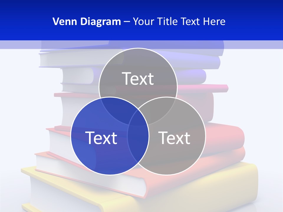 Isolated Textbook University PowerPoint Template