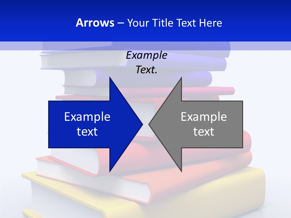 Isolated Textbook University PowerPoint Template