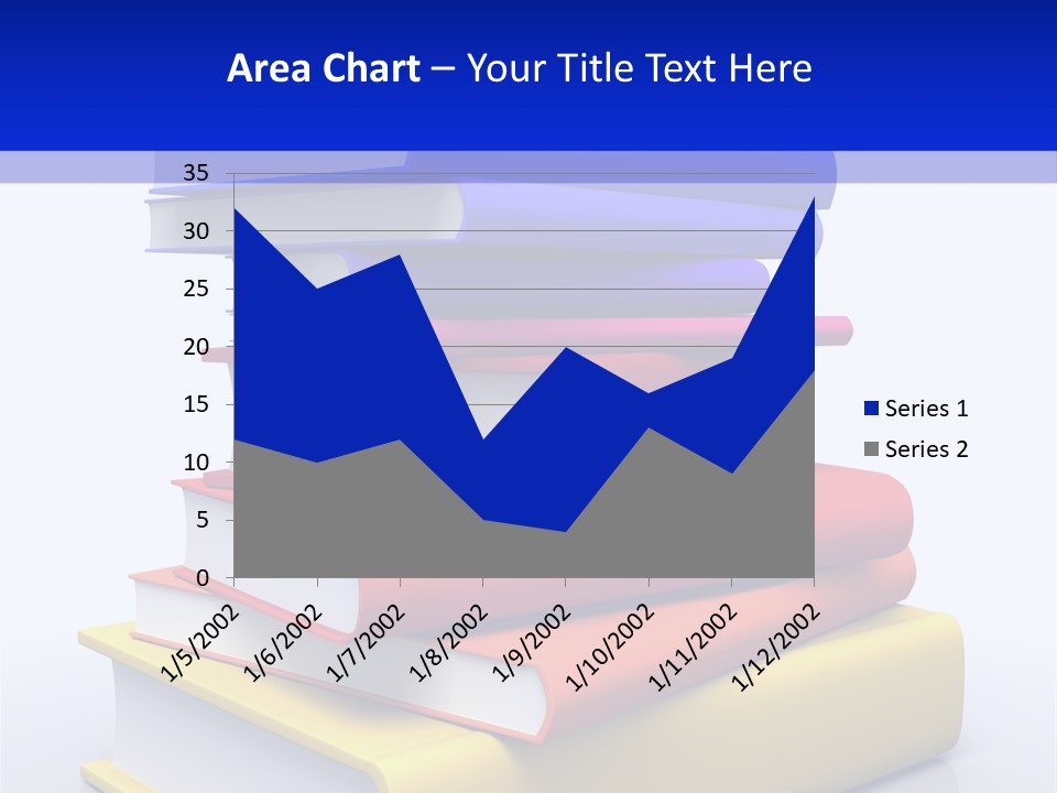 Isolated Textbook University PowerPoint Template