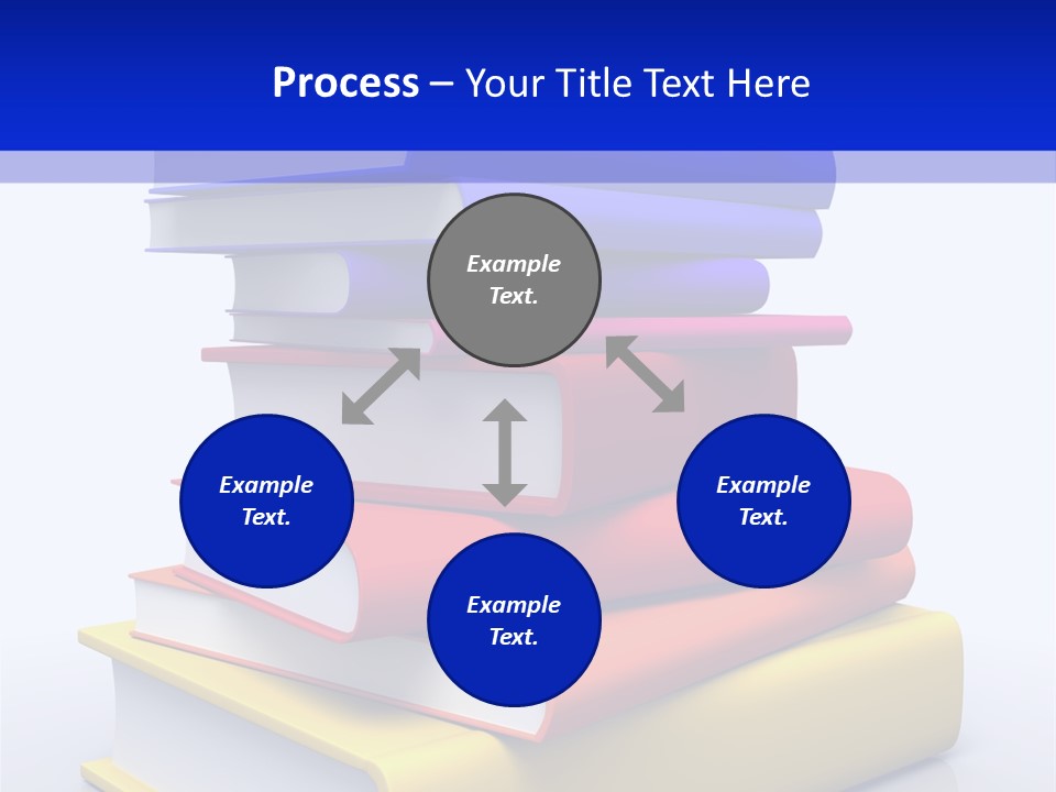 Isolated Textbook University PowerPoint Template
