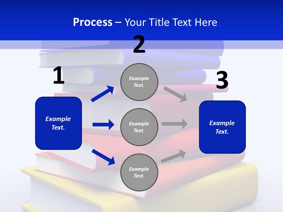 Isolated Textbook University PowerPoint Template