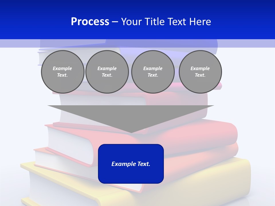 Isolated Textbook University PowerPoint Template