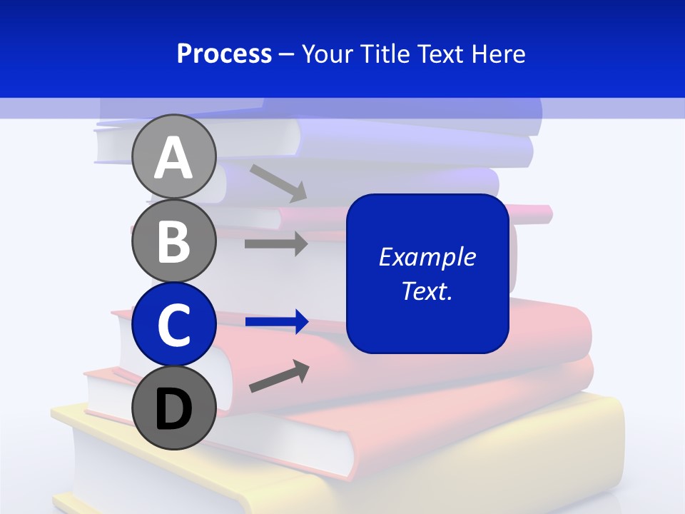Isolated Textbook University PowerPoint Template