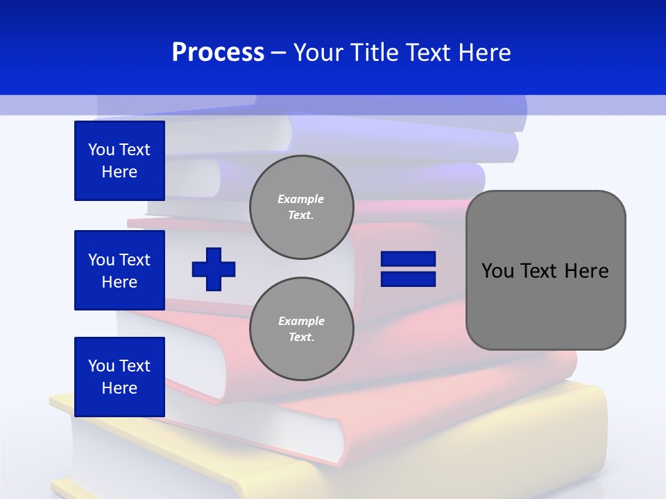 Isolated Textbook University PowerPoint Template