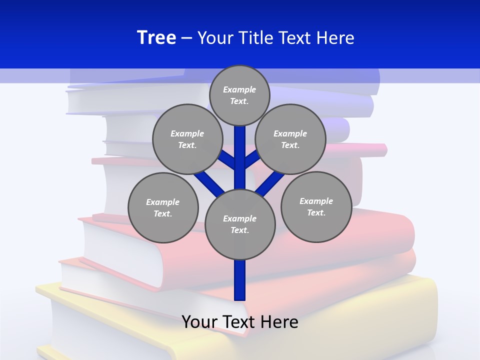 Isolated Textbook University PowerPoint Template