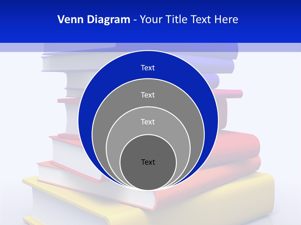Isolated Textbook University PowerPoint Template