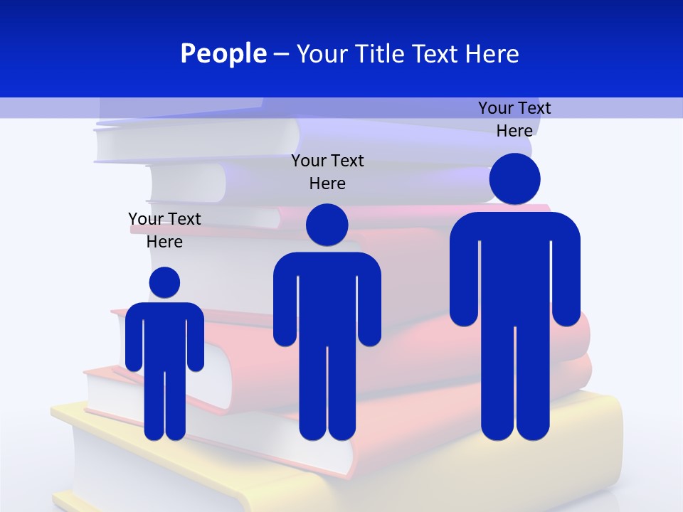 Isolated Textbook University PowerPoint Template