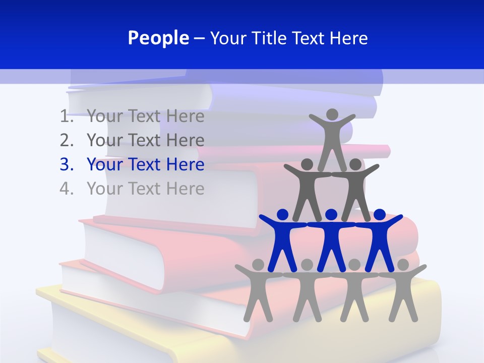 Isolated Textbook University PowerPoint Template