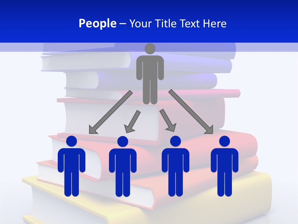 Isolated Textbook University PowerPoint Template