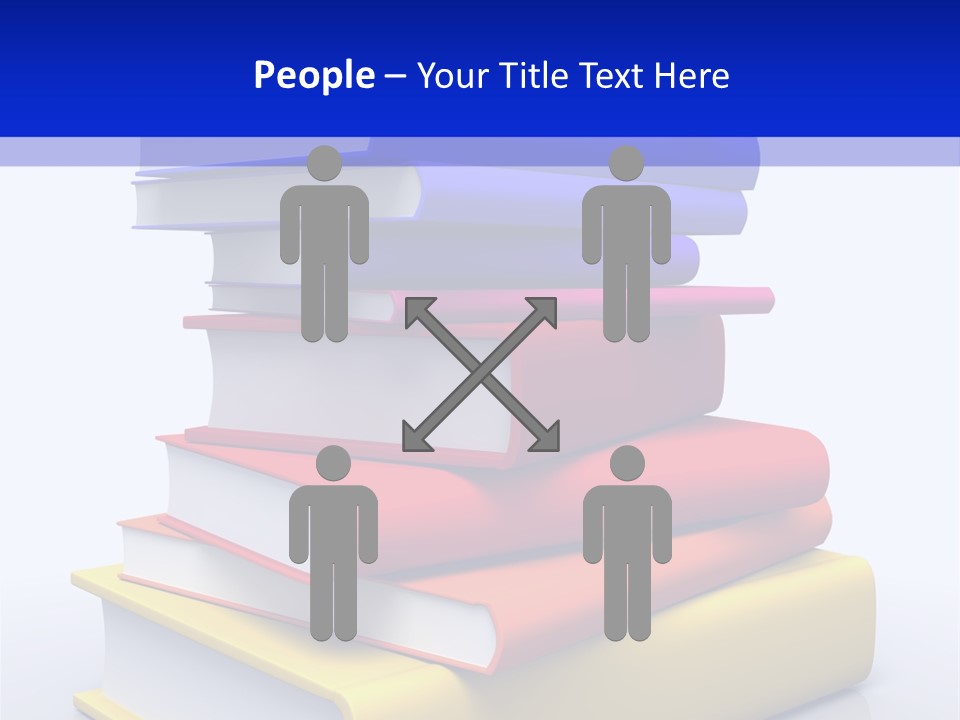 Isolated Textbook University PowerPoint Template