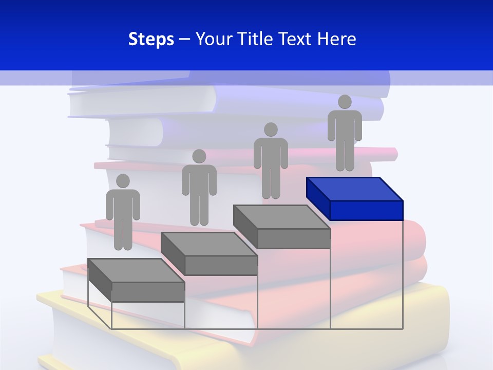 Isolated Textbook University PowerPoint Template