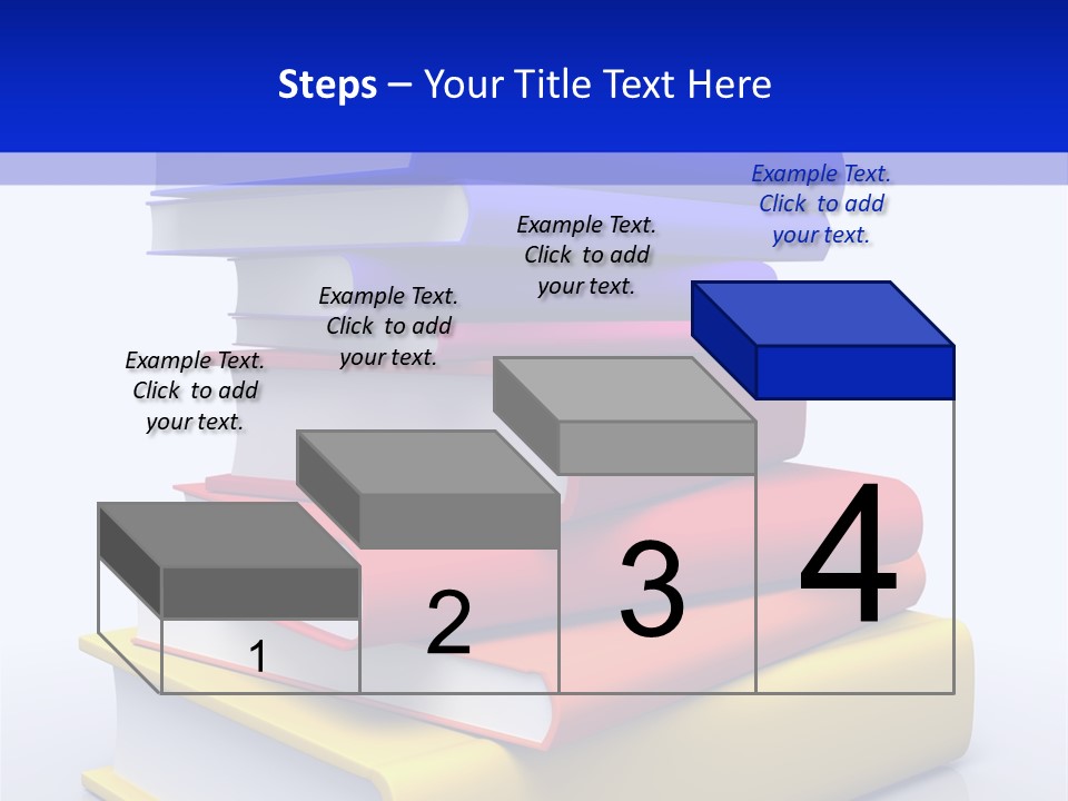 Isolated Textbook University PowerPoint Template
