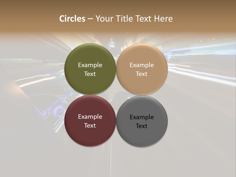 Glass Door Accelerate PowerPoint Template