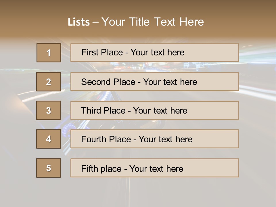 Glass Door Accelerate PowerPoint Template