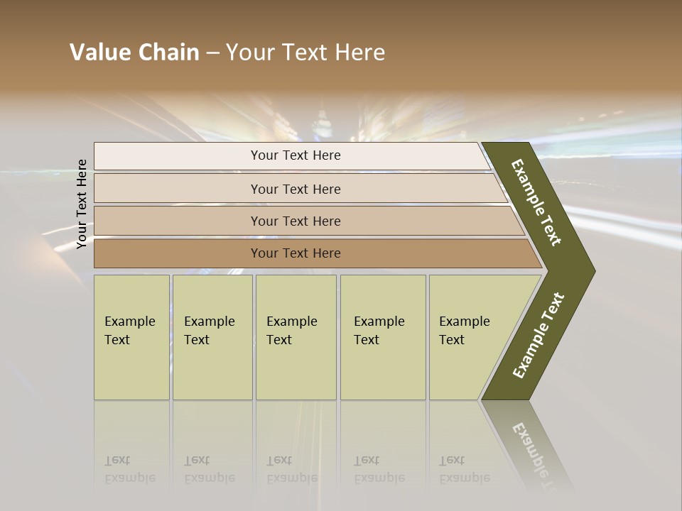 Glass Door Accelerate PowerPoint Template