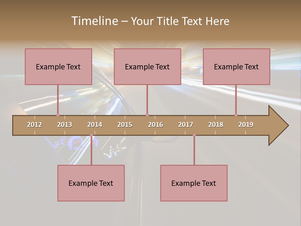 Glass Door Accelerate PowerPoint Template