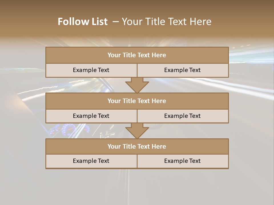 Glass Door Accelerate PowerPoint Template