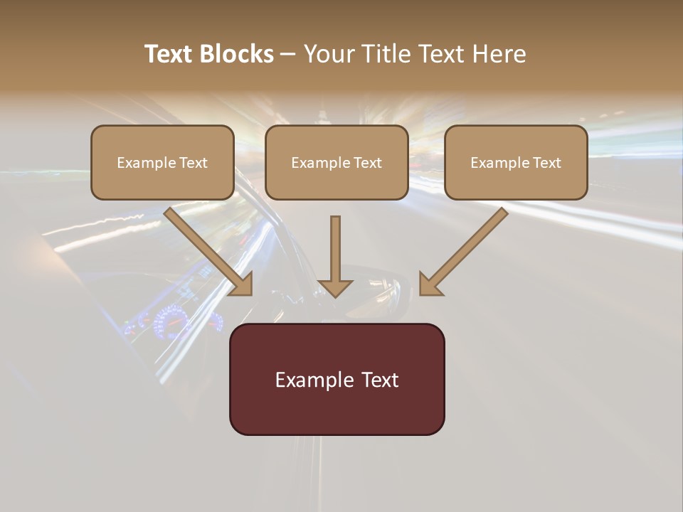 Glass Door Accelerate PowerPoint Template