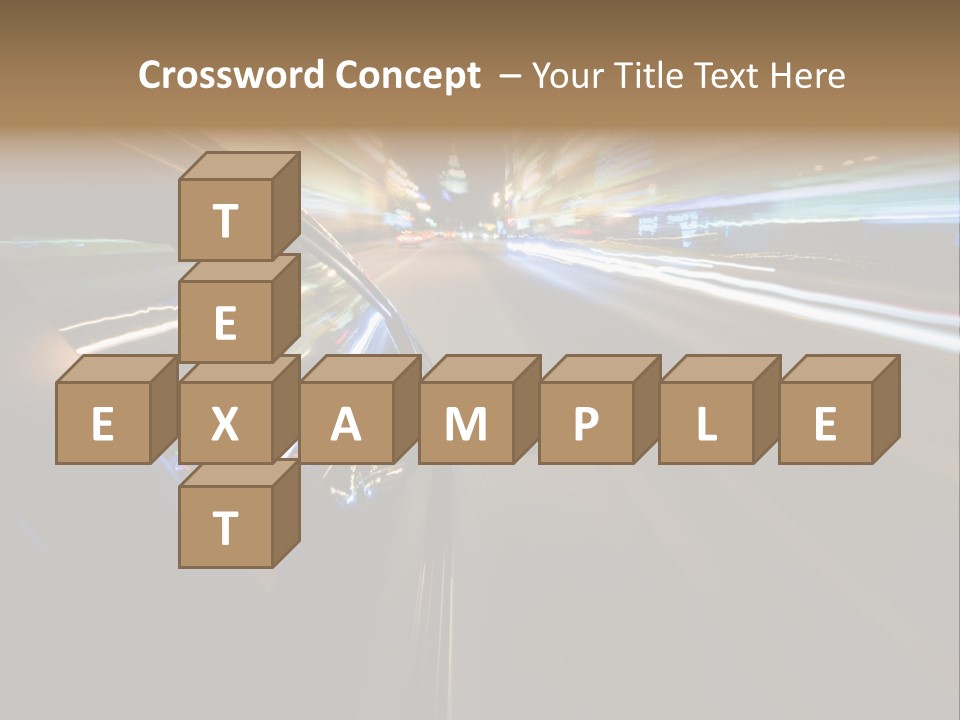 Glass Door Accelerate PowerPoint Template