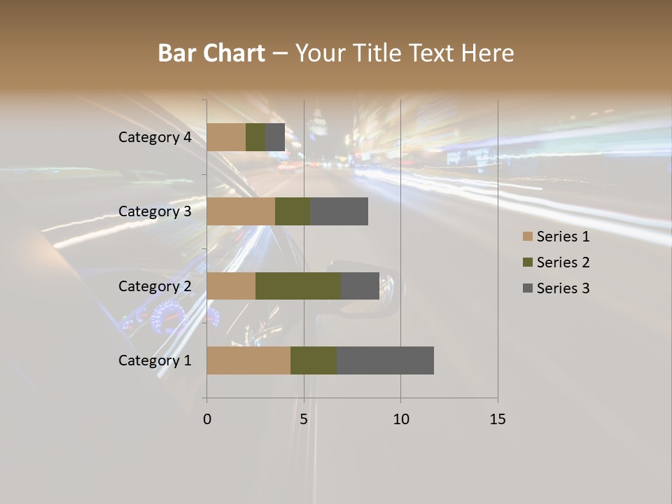Glass Door Accelerate PowerPoint Template