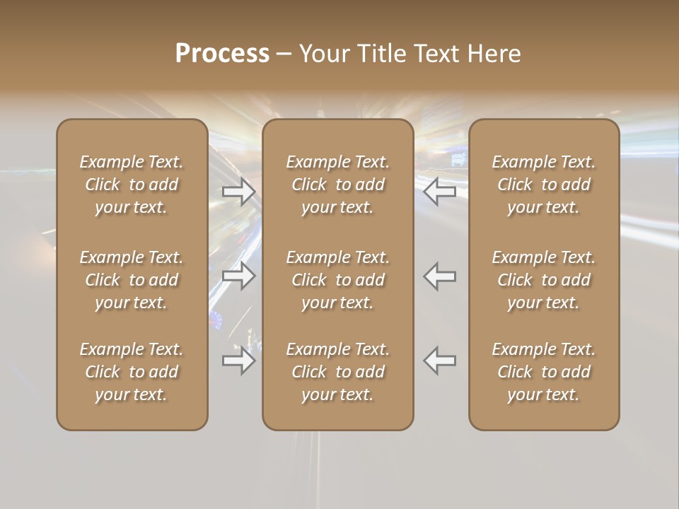 Glass Door Accelerate PowerPoint Template