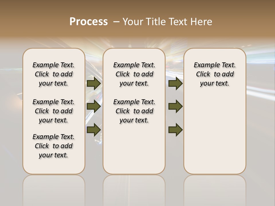 Glass Door Accelerate PowerPoint Template