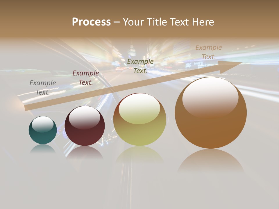 Glass Door Accelerate PowerPoint Template