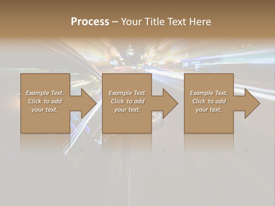 Glass Door Accelerate PowerPoint Template