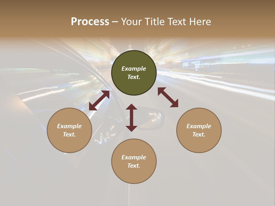 Glass Door Accelerate PowerPoint Template