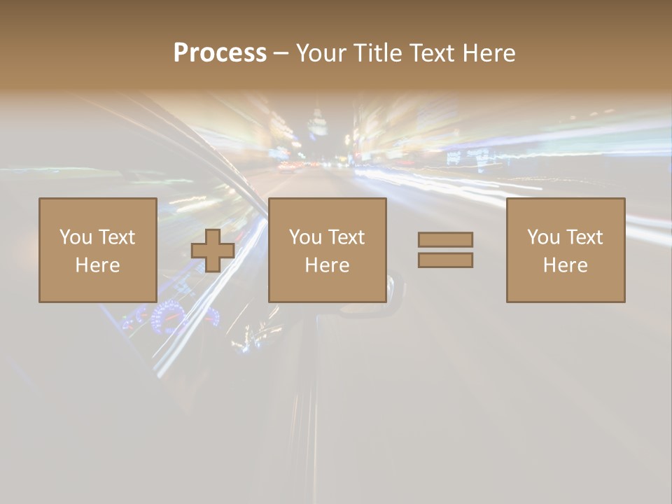 Glass Door Accelerate PowerPoint Template
