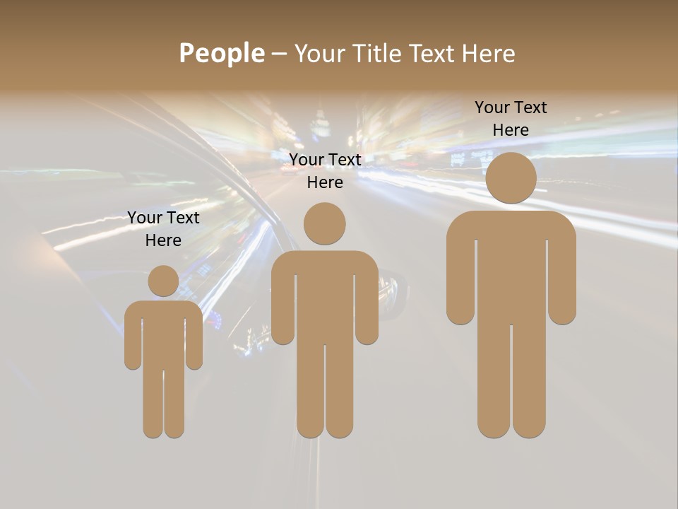Glass Door Accelerate PowerPoint Template
