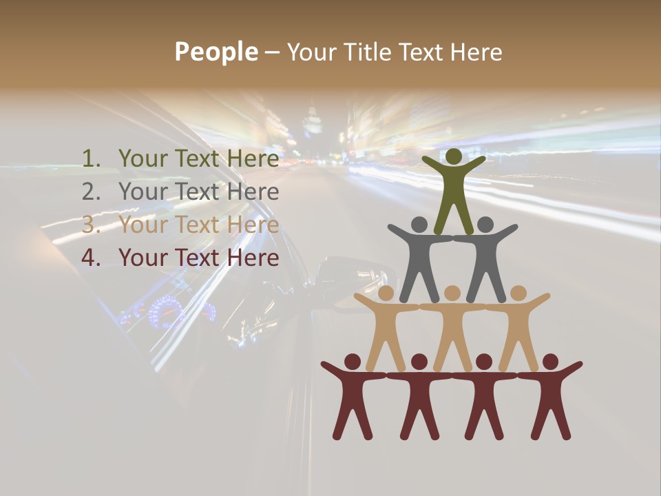 Glass Door Accelerate PowerPoint Template