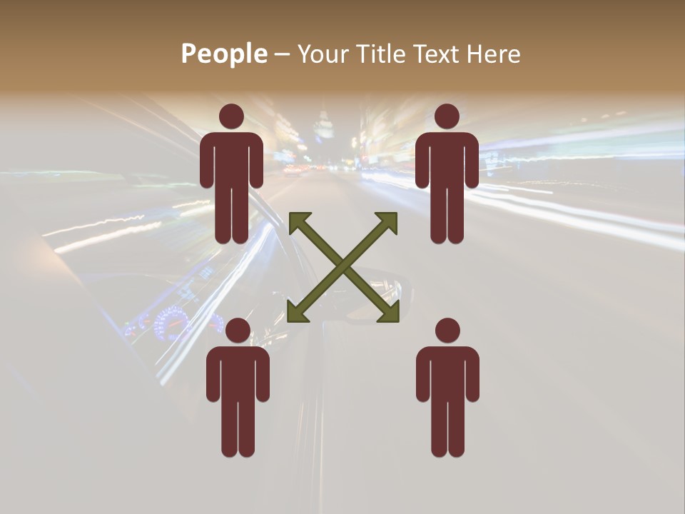 Glass Door Accelerate PowerPoint Template