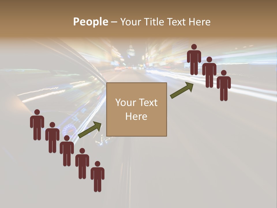 Glass Door Accelerate PowerPoint Template