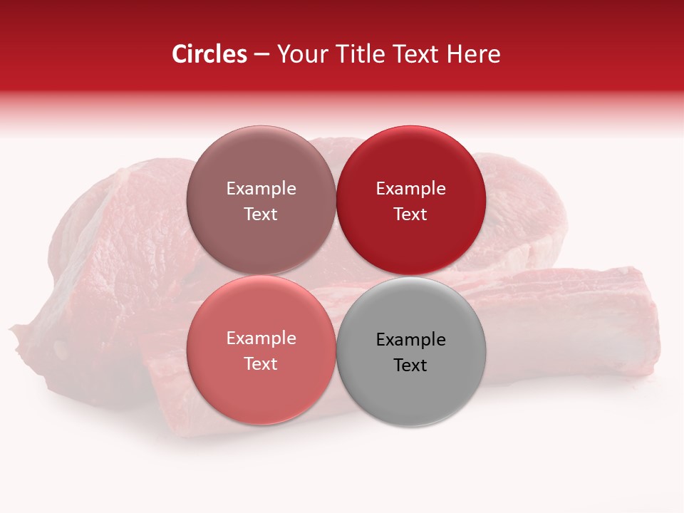 Lamb Portion Color PowerPoint Template