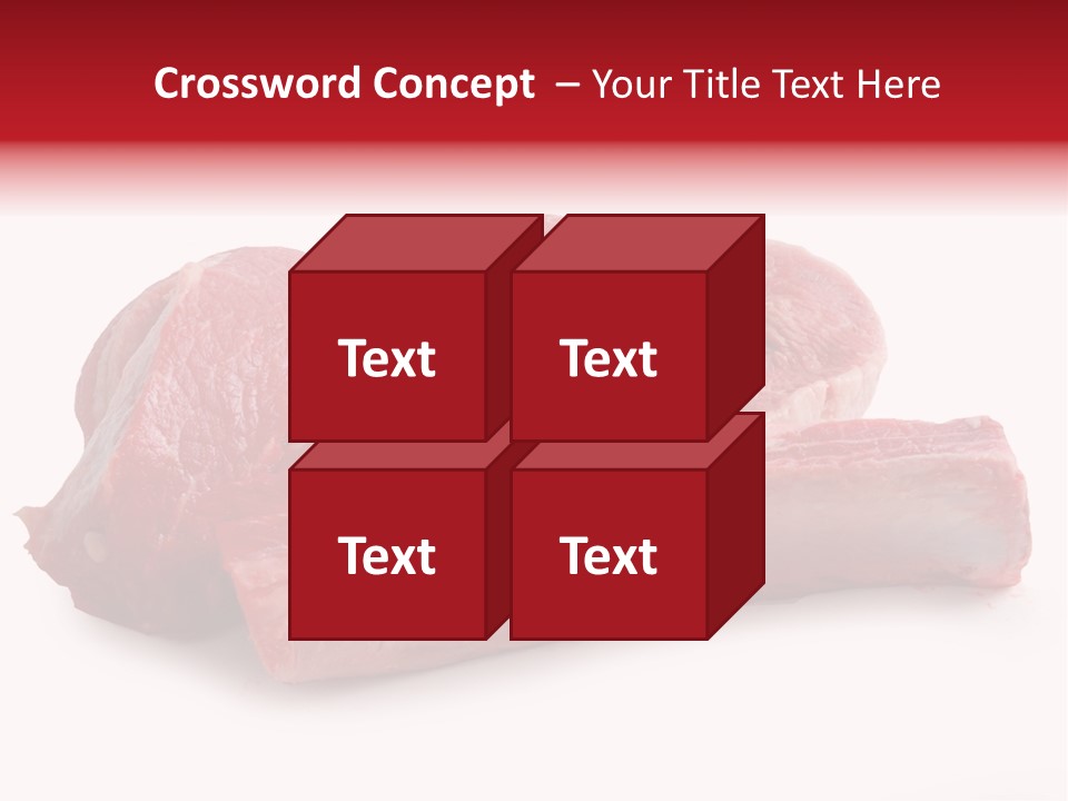 Lamb Portion Color PowerPoint Template