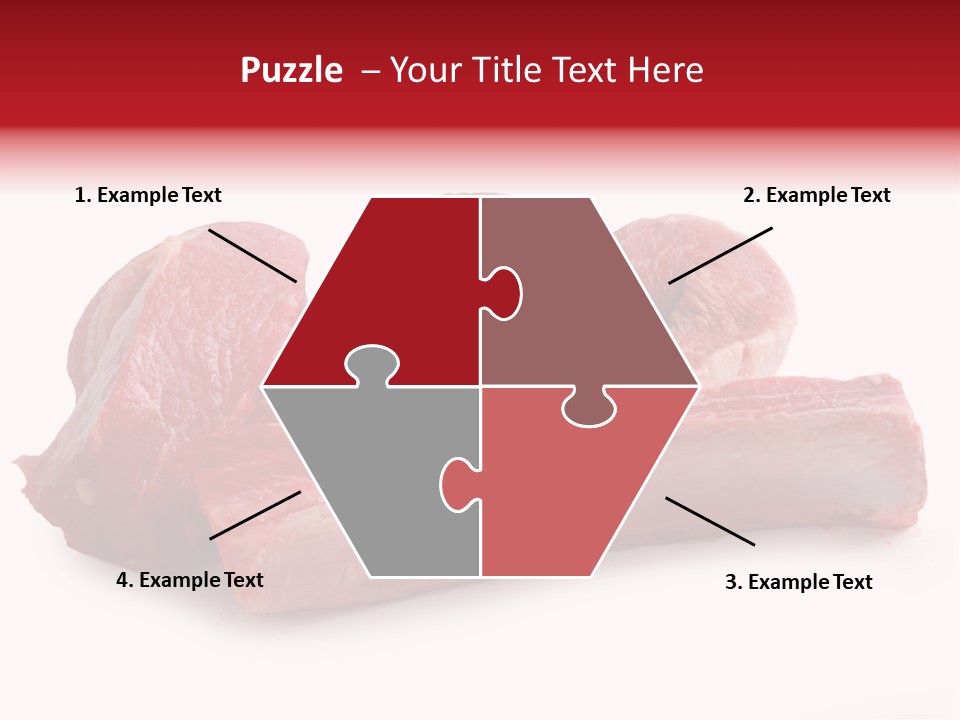 Lamb Portion Color PowerPoint Template