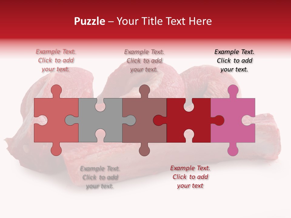 Lamb Portion Color PowerPoint Template